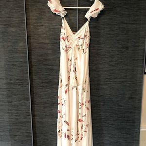 Farm Rio flowy white dress for Anthropologie size 4.